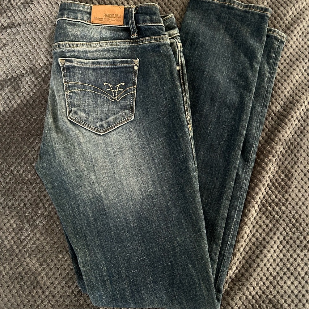 Aeropostale Blue Straight Leg Jeans Classic Style